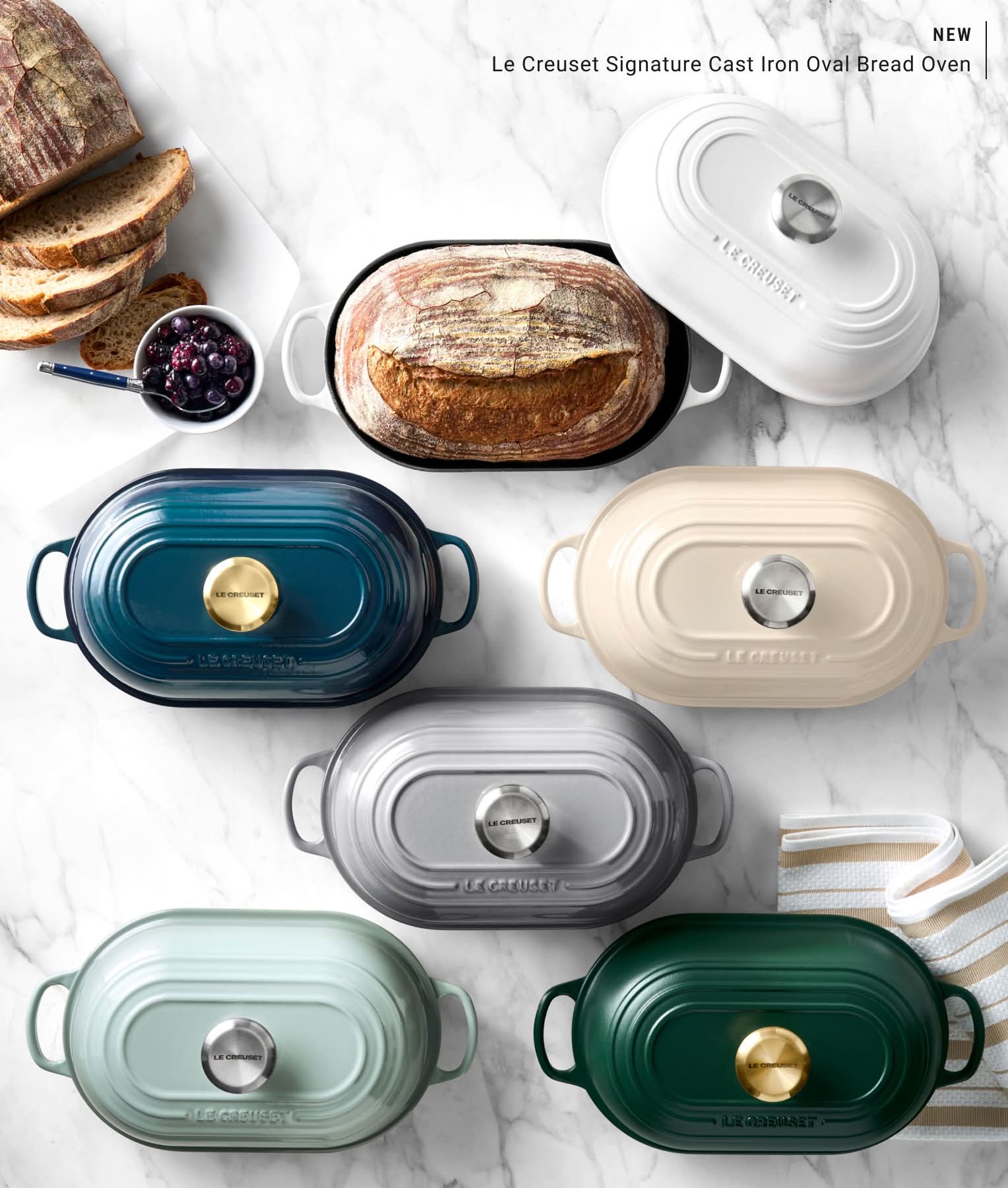 Le Creuset Signature Cast Iron Oval Bread Oven