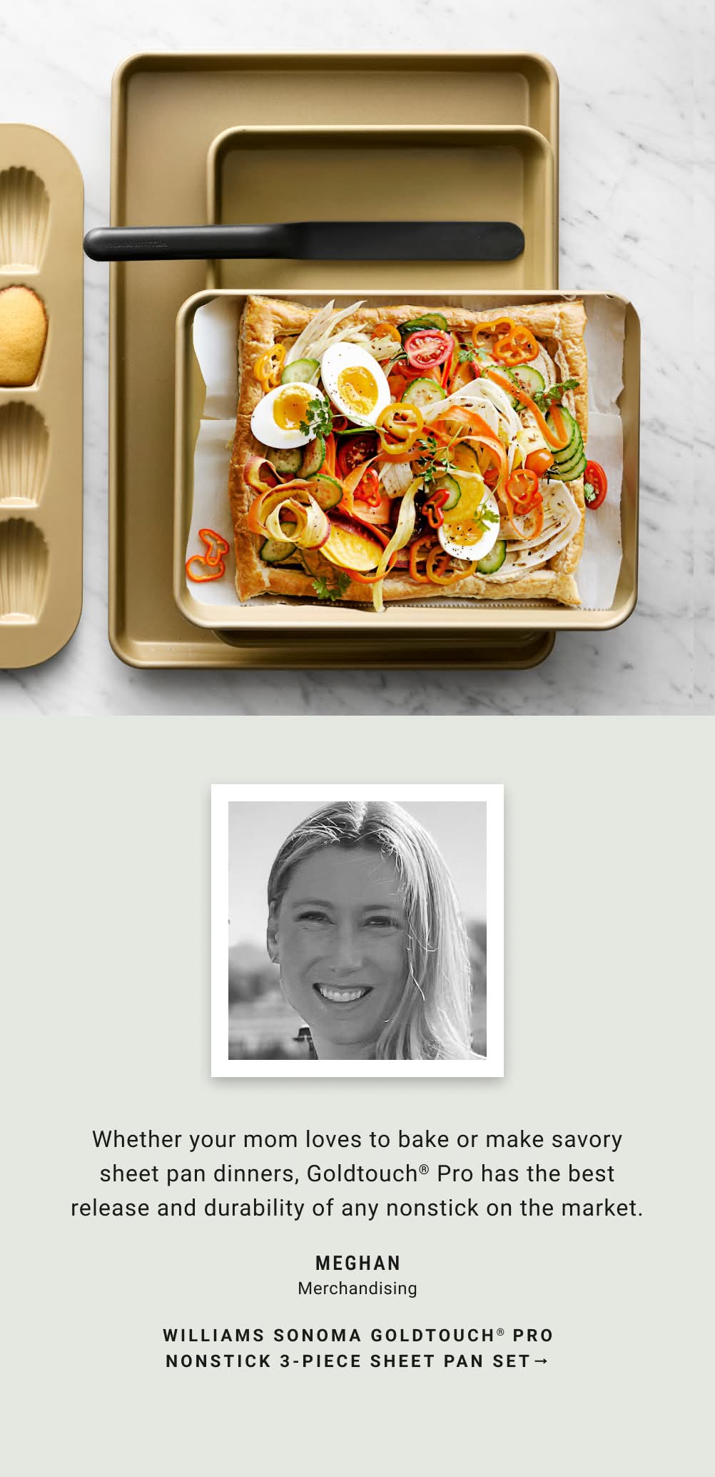 Williams Sonoma Goldtouch Pro Nonstick Sheet Pan, Set of 3