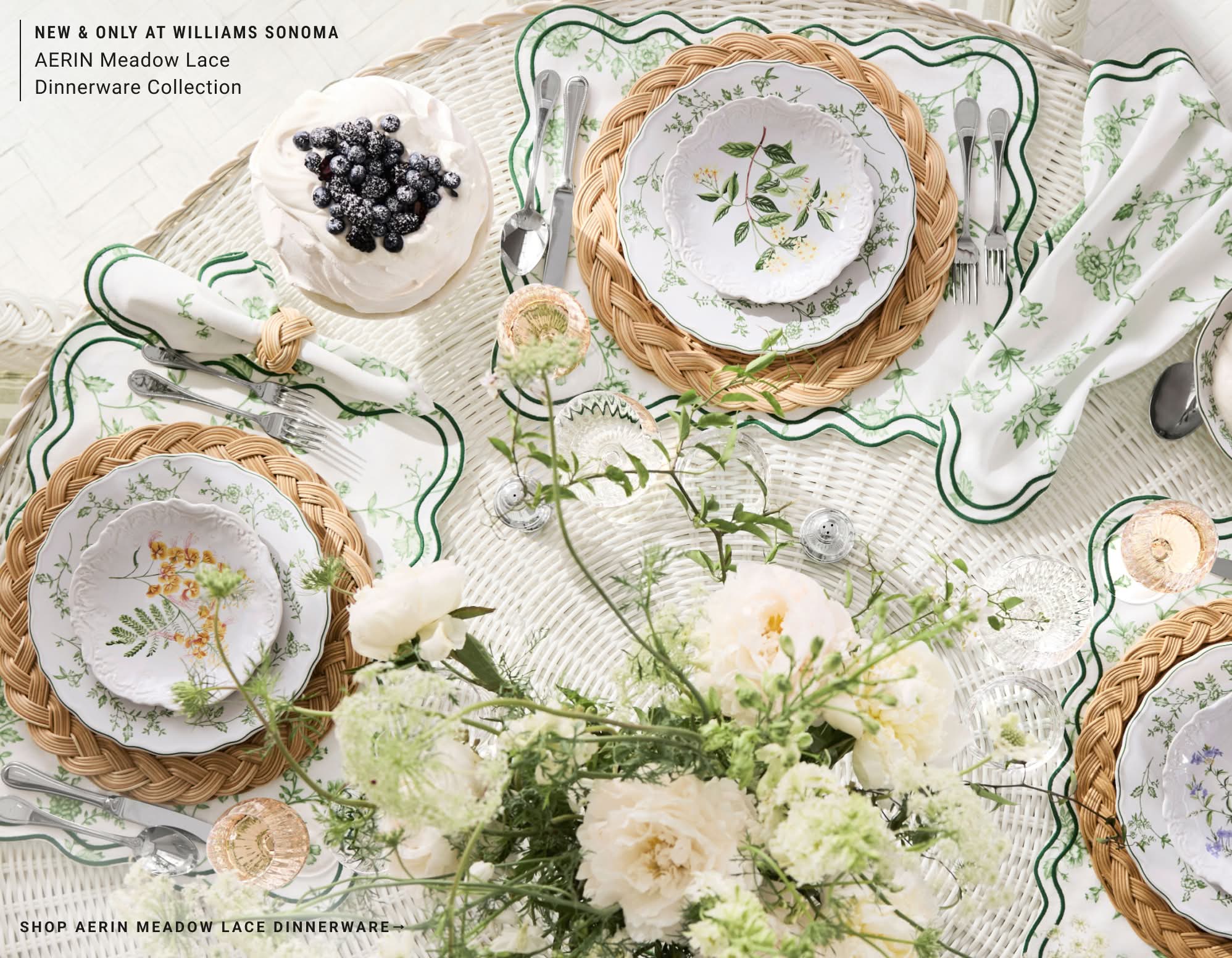 AERIN Meadow Lace Dinnerware Collection
