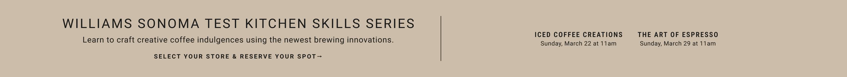 Williams Sonoma Test Kitchen Skill Series