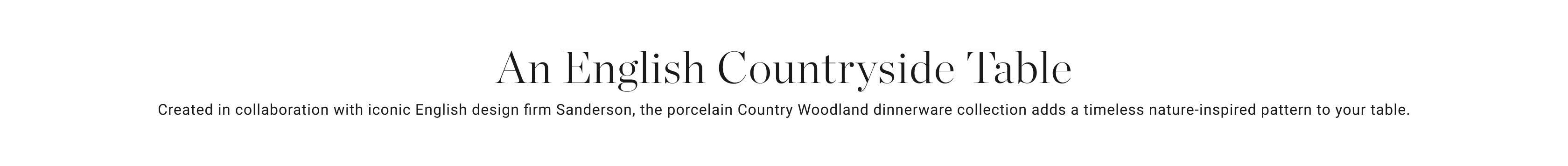 An English Countryside Table