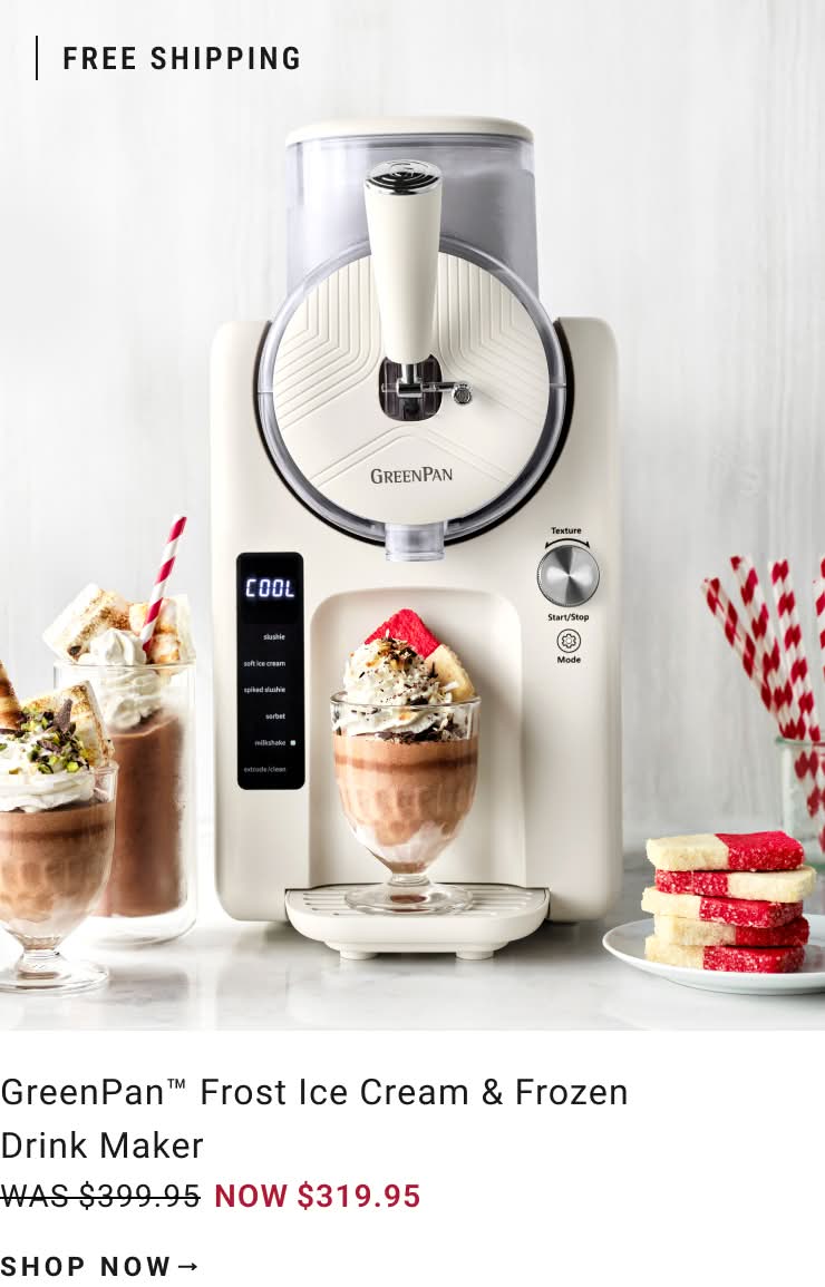 Shop GreenPan Frost Ice Cream Machine Shop GreenPan Frost Ice Cream Machine