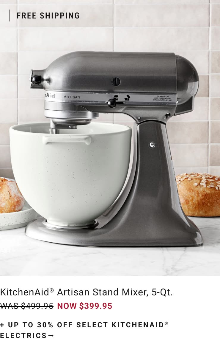 Shop KitchenAid® Stand Mixers & Attachments