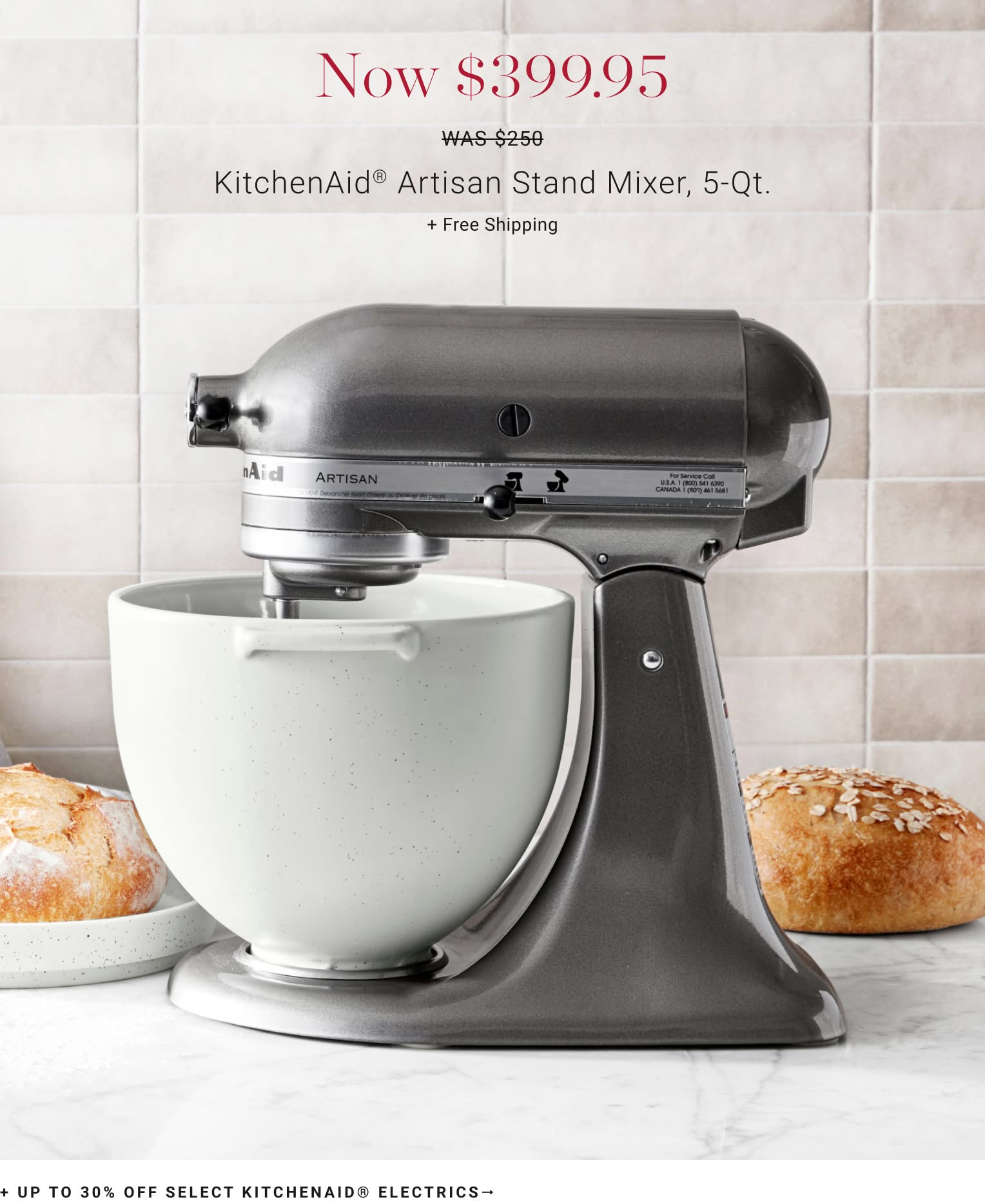 Shop KitchenAid® Stand Mixers & Attachments