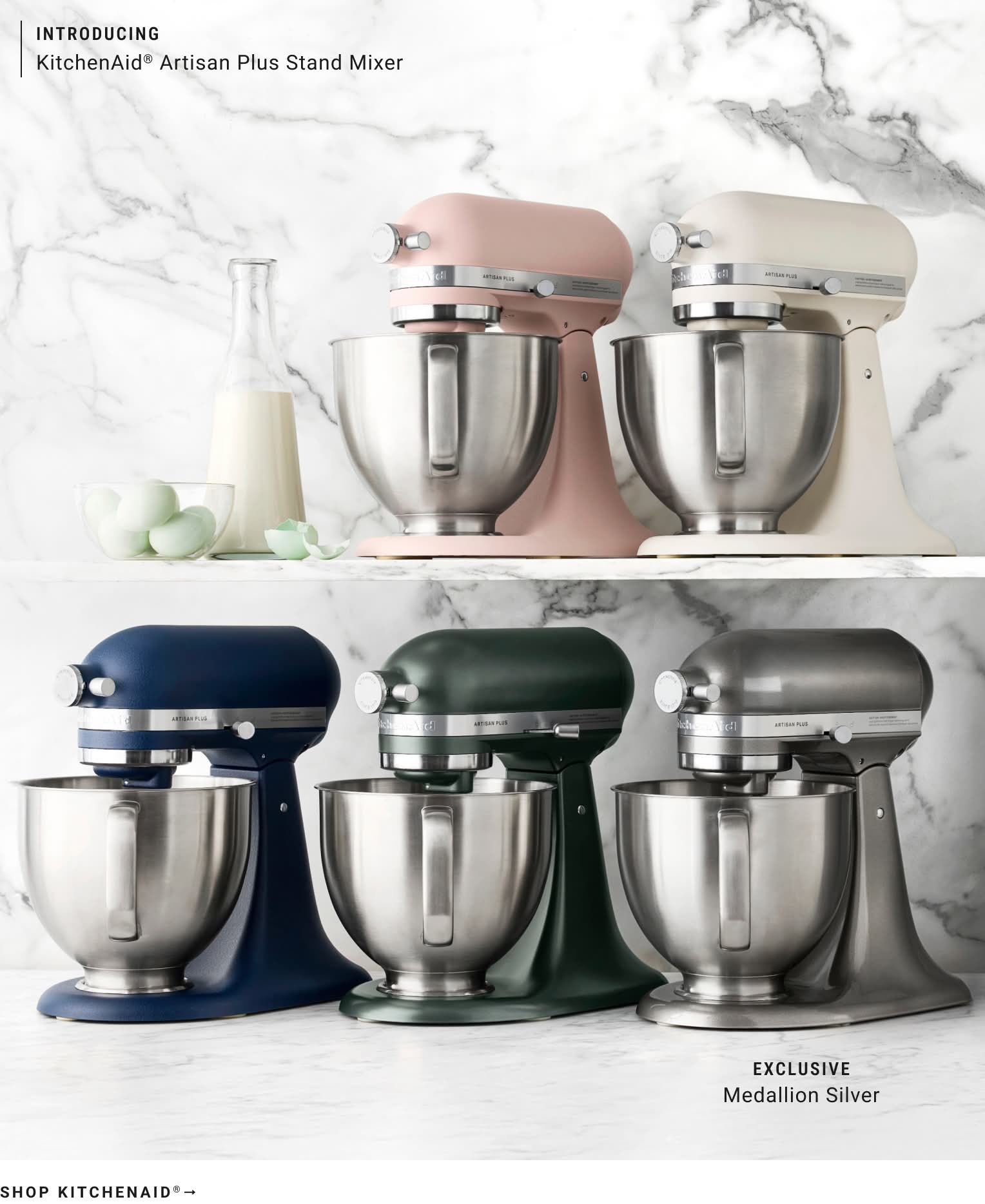 Shop KitchenAid® Stand Mixers & Attachments