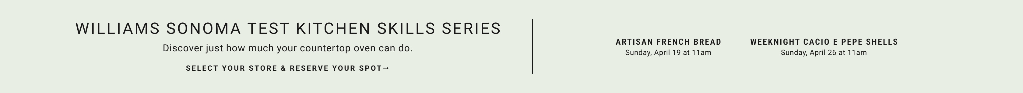 Williams Sonoma Test Kitchen Skill Series