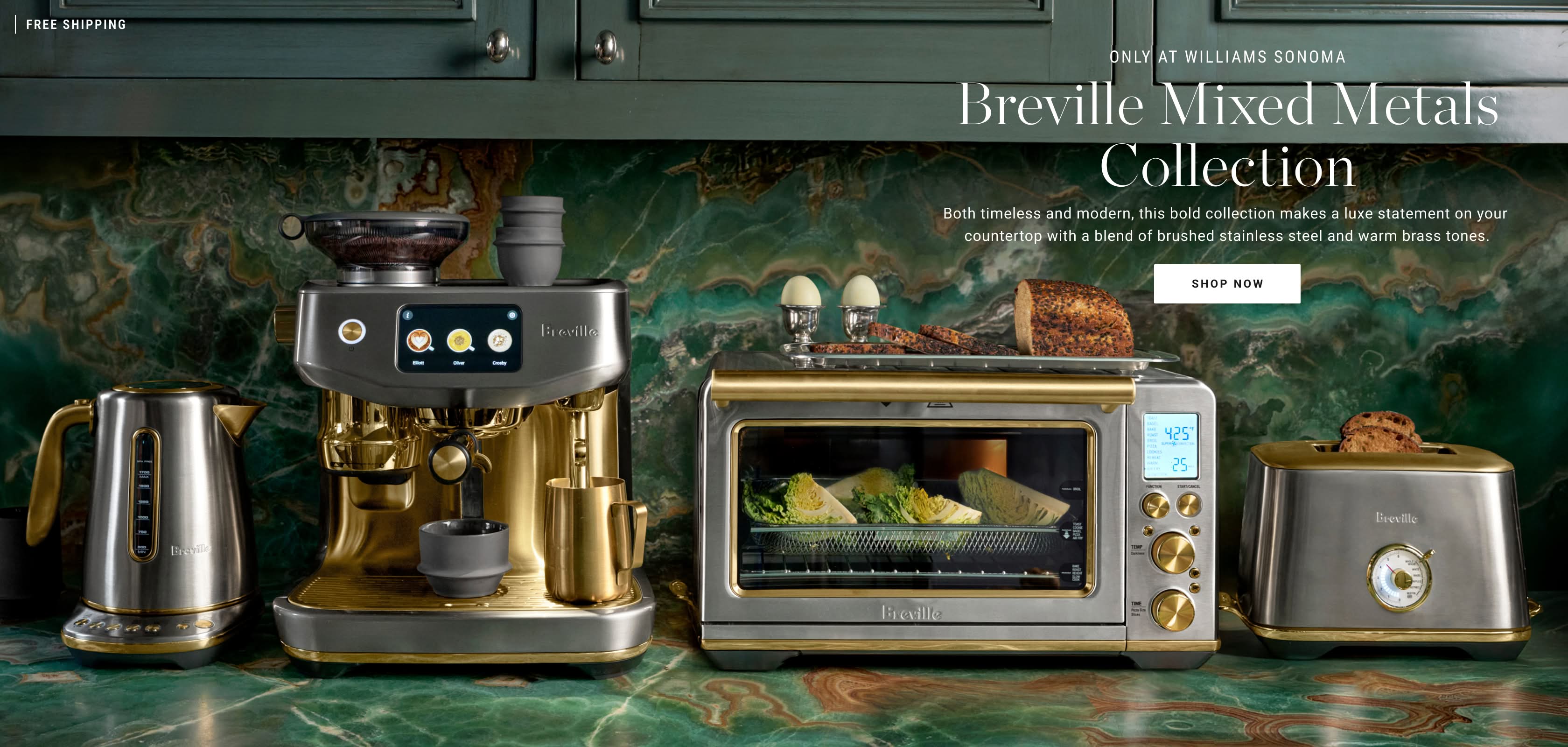 Shop Breville Mixed Metals Collection Shop Breville Mixed Metals Collection