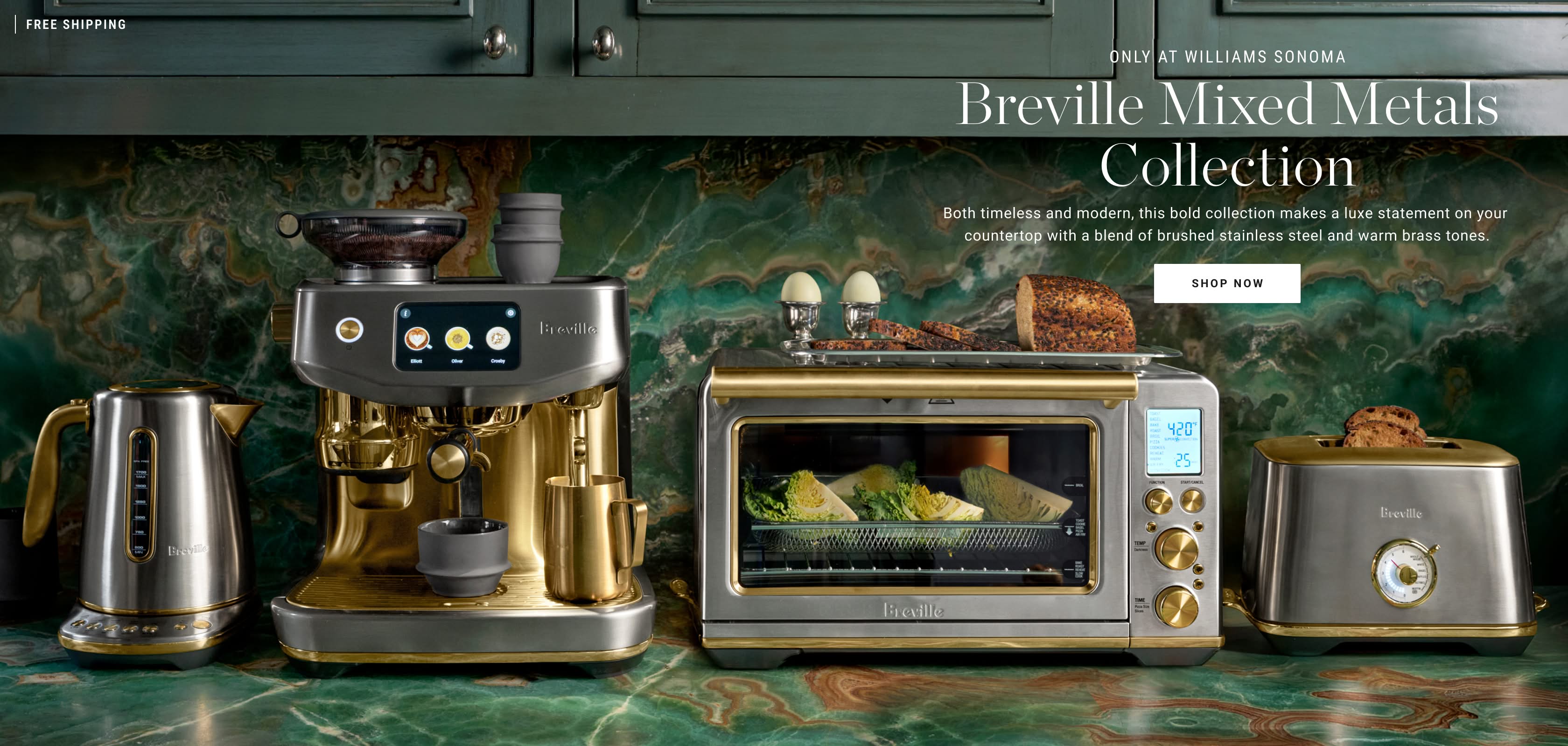 Shop Breville Mixed Metals Collection Shop Breville Mixed Metals Collection