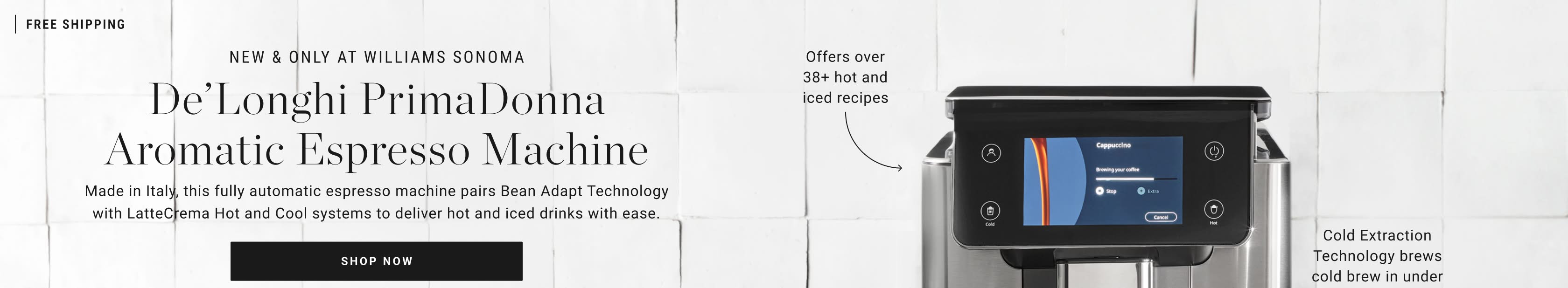 Shop De'Longhi PrimaDonna Fully Automatic Espresso Machine