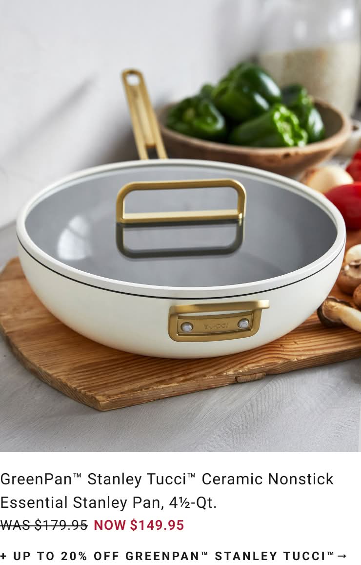 Shop Greenpan™ Stanley Tucci™ Cookware