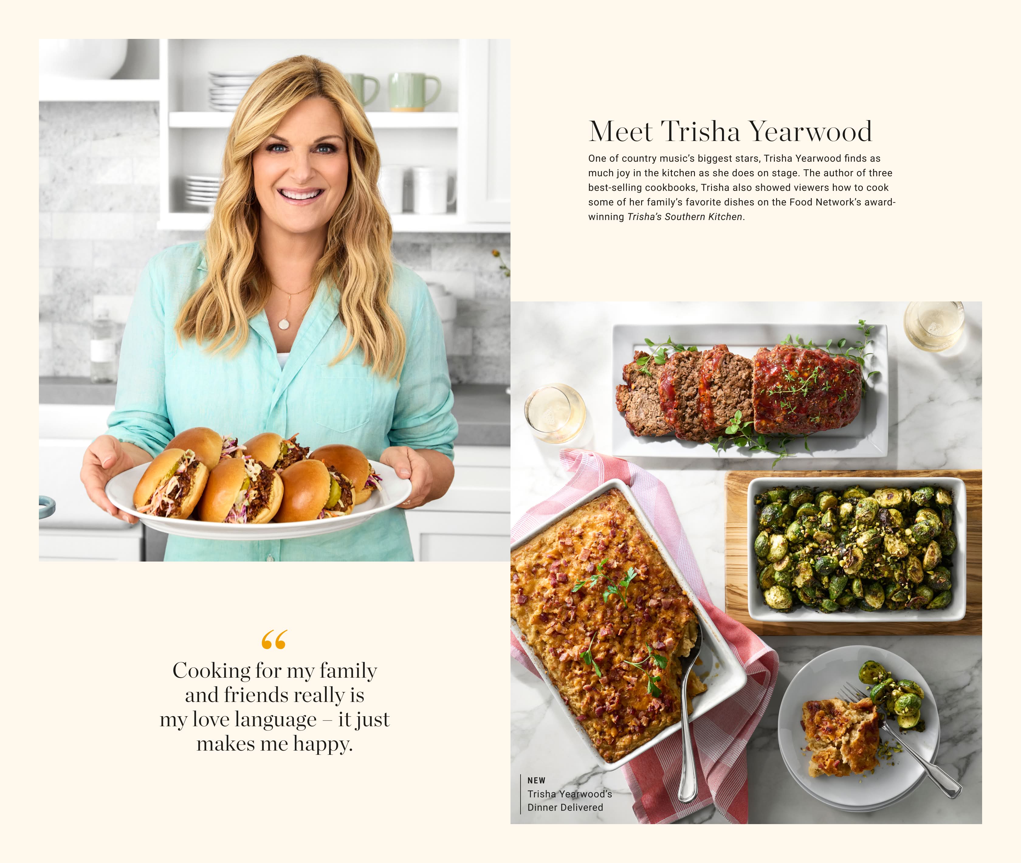 Trisha Yearwood's Dinner Delivered
