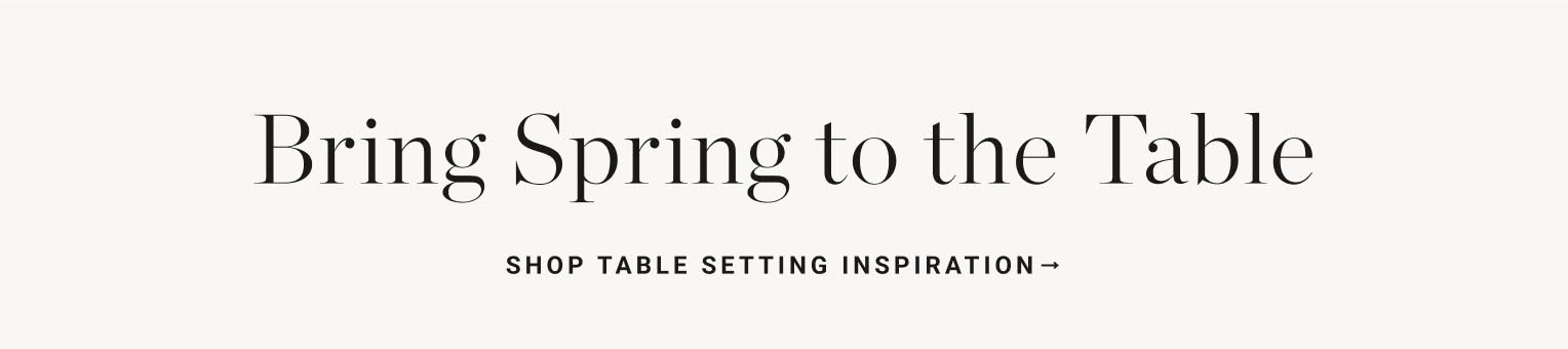 Shop Table Setting Inspiration