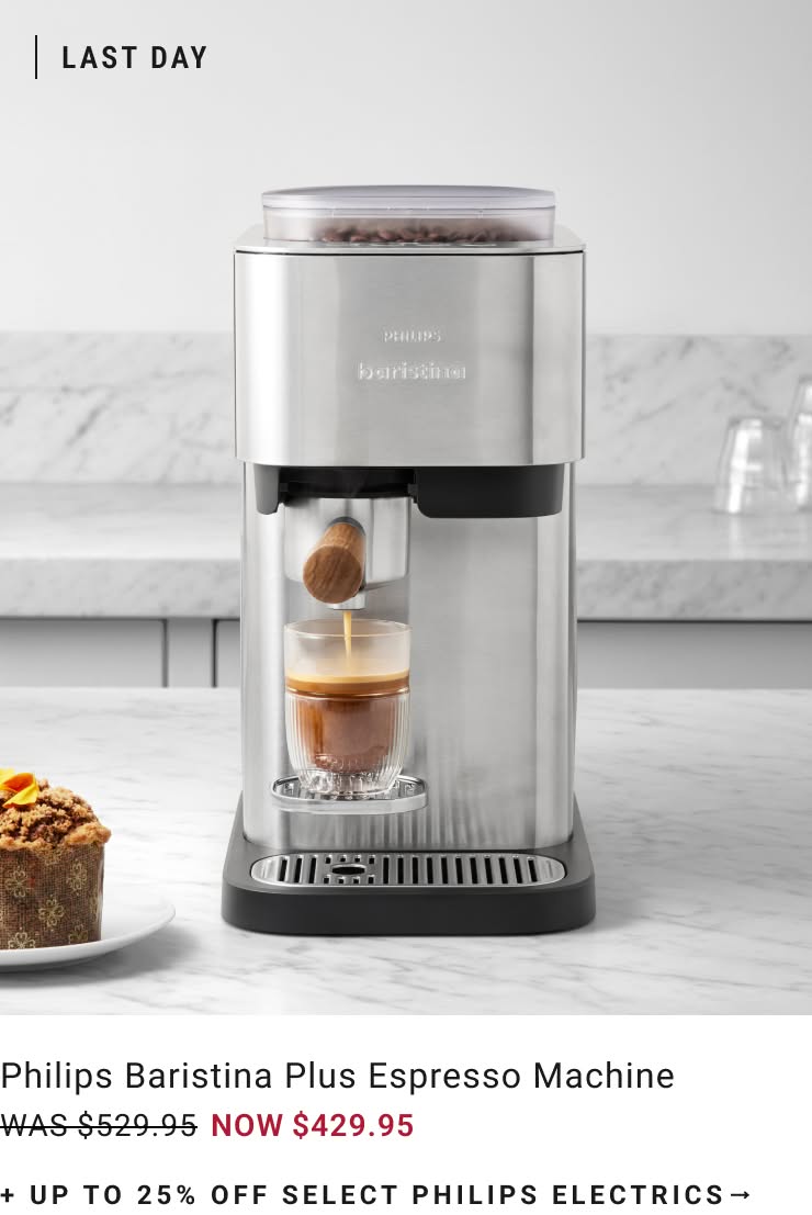 Shop Philips Baristina Plus Espresso Machine