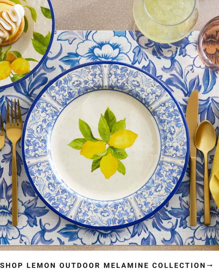 Shop Lemon Outdoor Melamine Collection Shop Lemon Outdoor Melamine Collection
