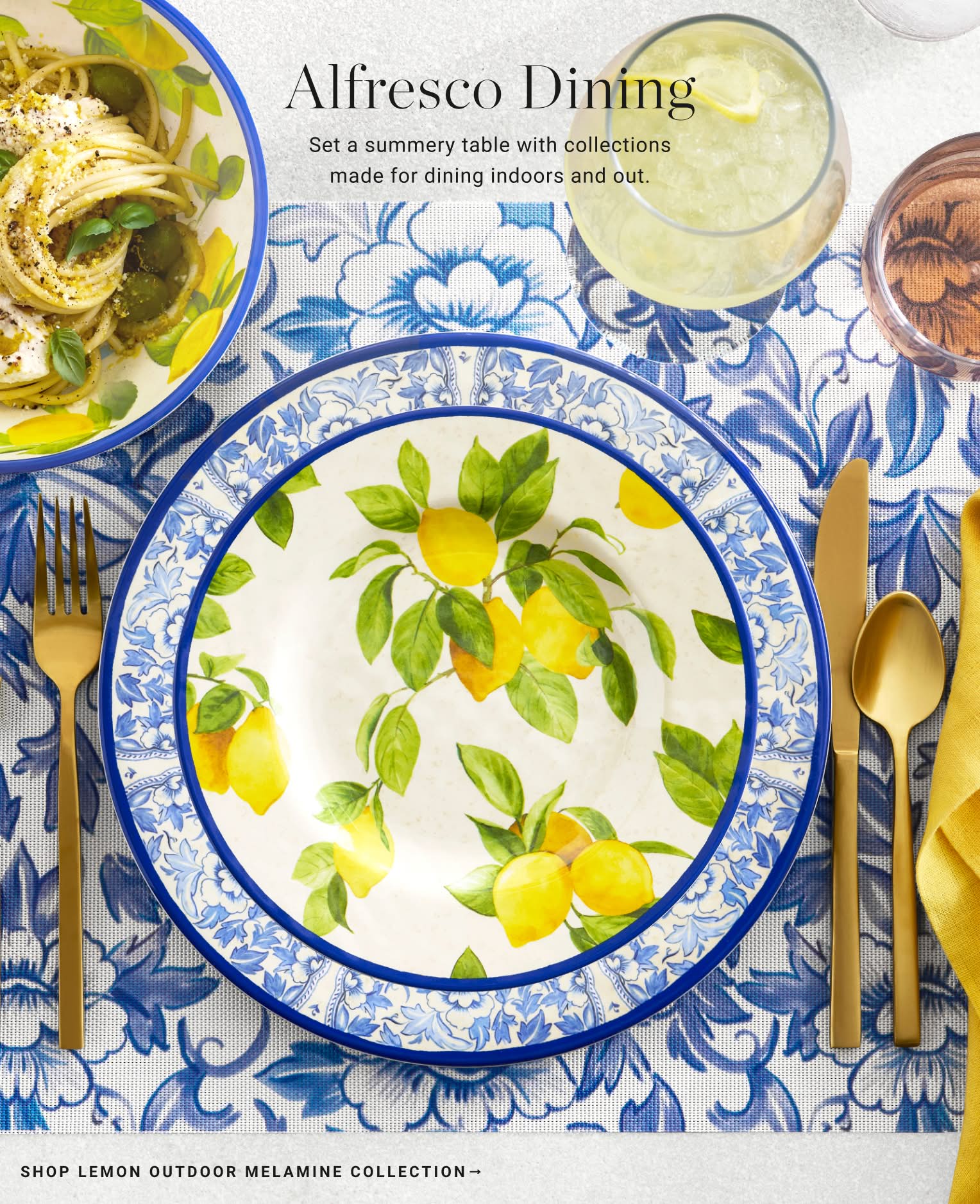 Shop Lemon Outdoor Melamine Collection Shop Lemon Outdoor Melamine Collection