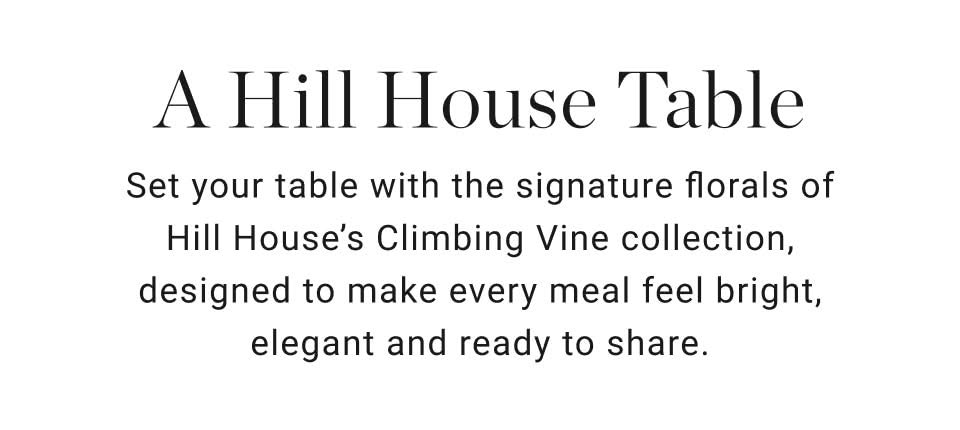 A Hill House Table
