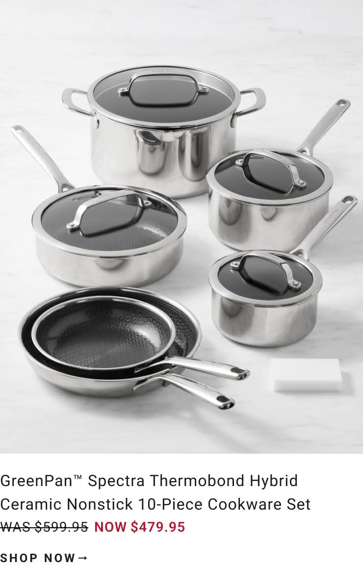 Shop Greenpan™ Spectra 10-Piece Cookware Set Shop Greenpan™ Spectra 10-Piece Cookware Set