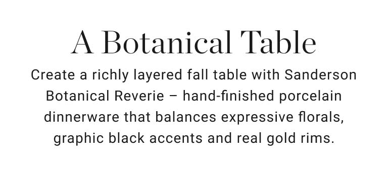 A Botanical Table