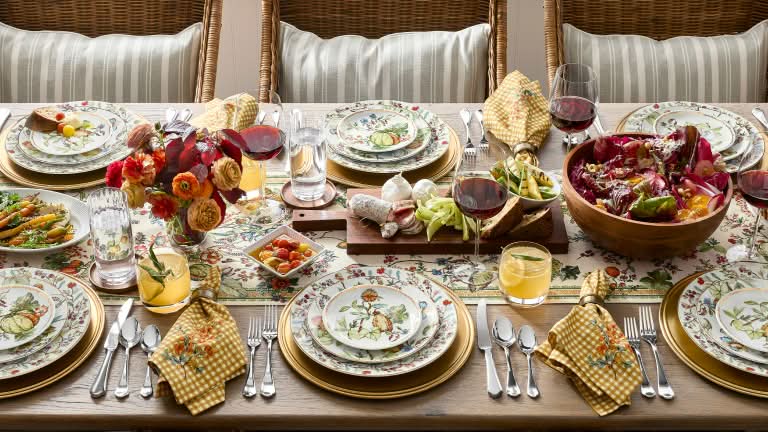 A Table in Fall Bloom