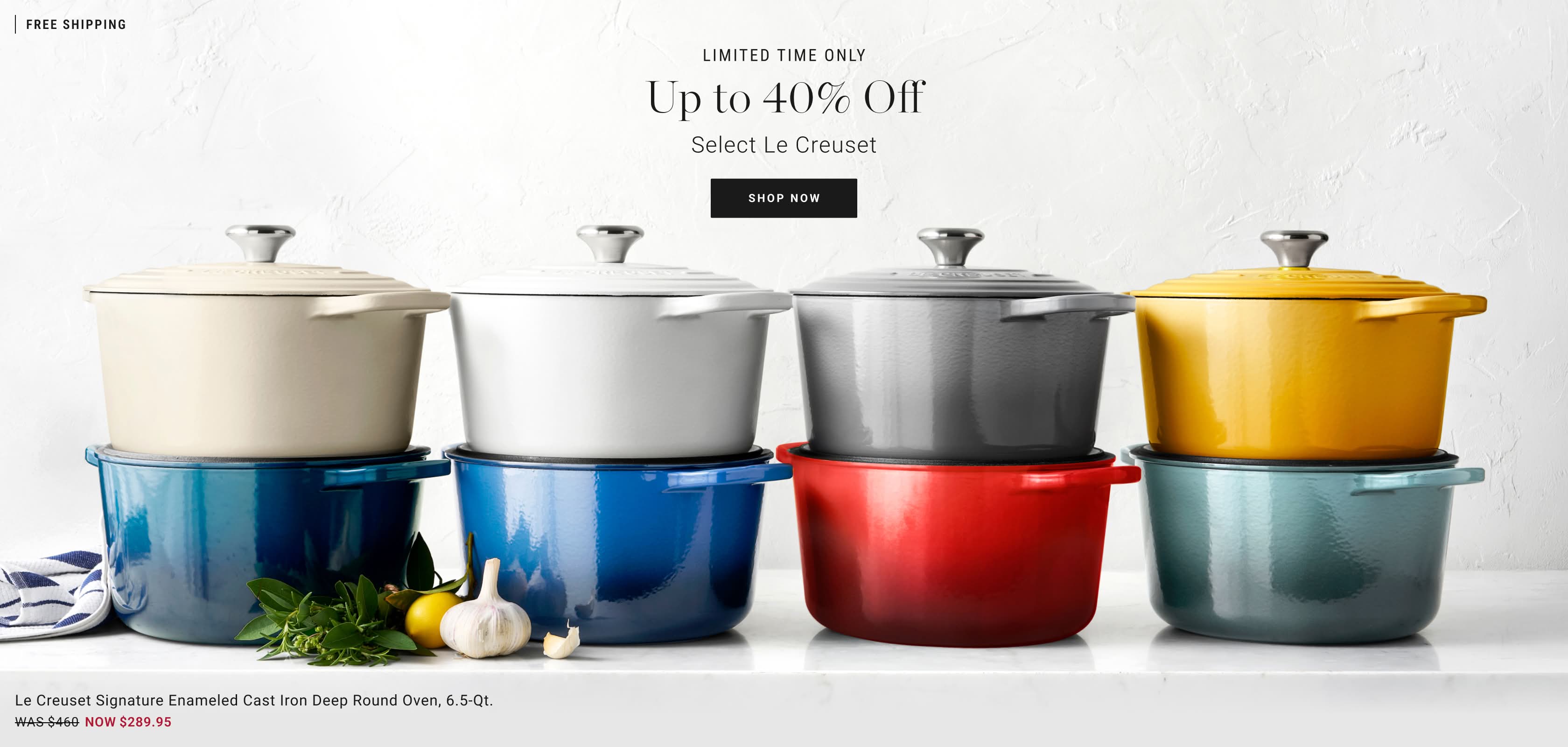 Shop Le Creuset Shop Le Creuset