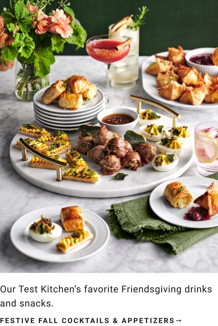 Festive Fall Cocktails & Appetizers