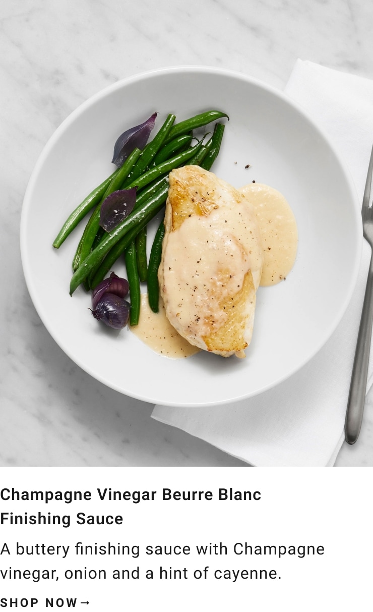 Shop Jean-Georges x Williams Sonoma, Champagne Vinegar Beurre Blanc Finishing Sauce
