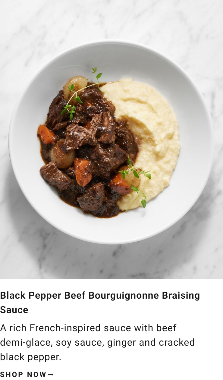 Shop Jean-Georges x Williams Sonoma, Black Pepper Bourguignonne Braising Sauce