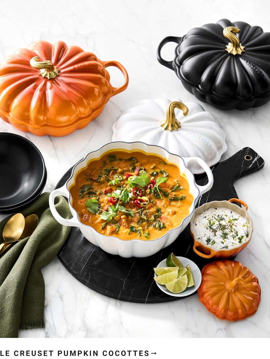 Shop Le Creuset Pumpkin Cocottes