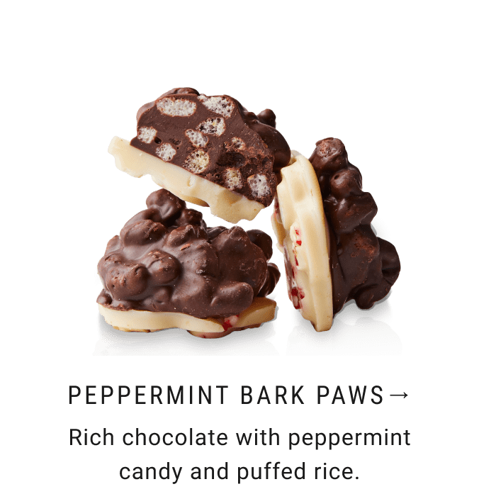 Peppermint Bark Paws