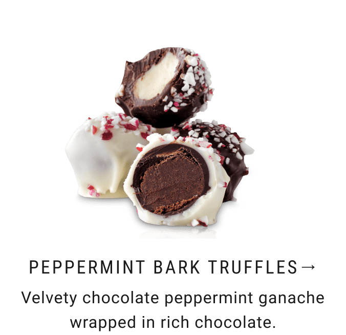 Peppermint Bark Truffles