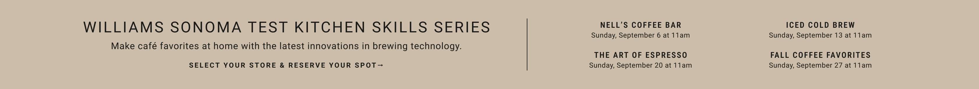 Williams Sonoma Test Kitchen Skill Series