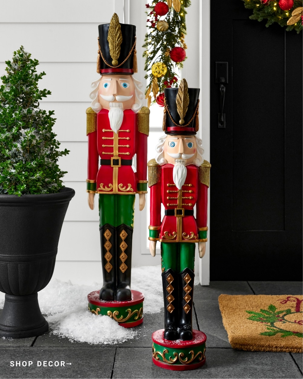 Shop Front Door Decor