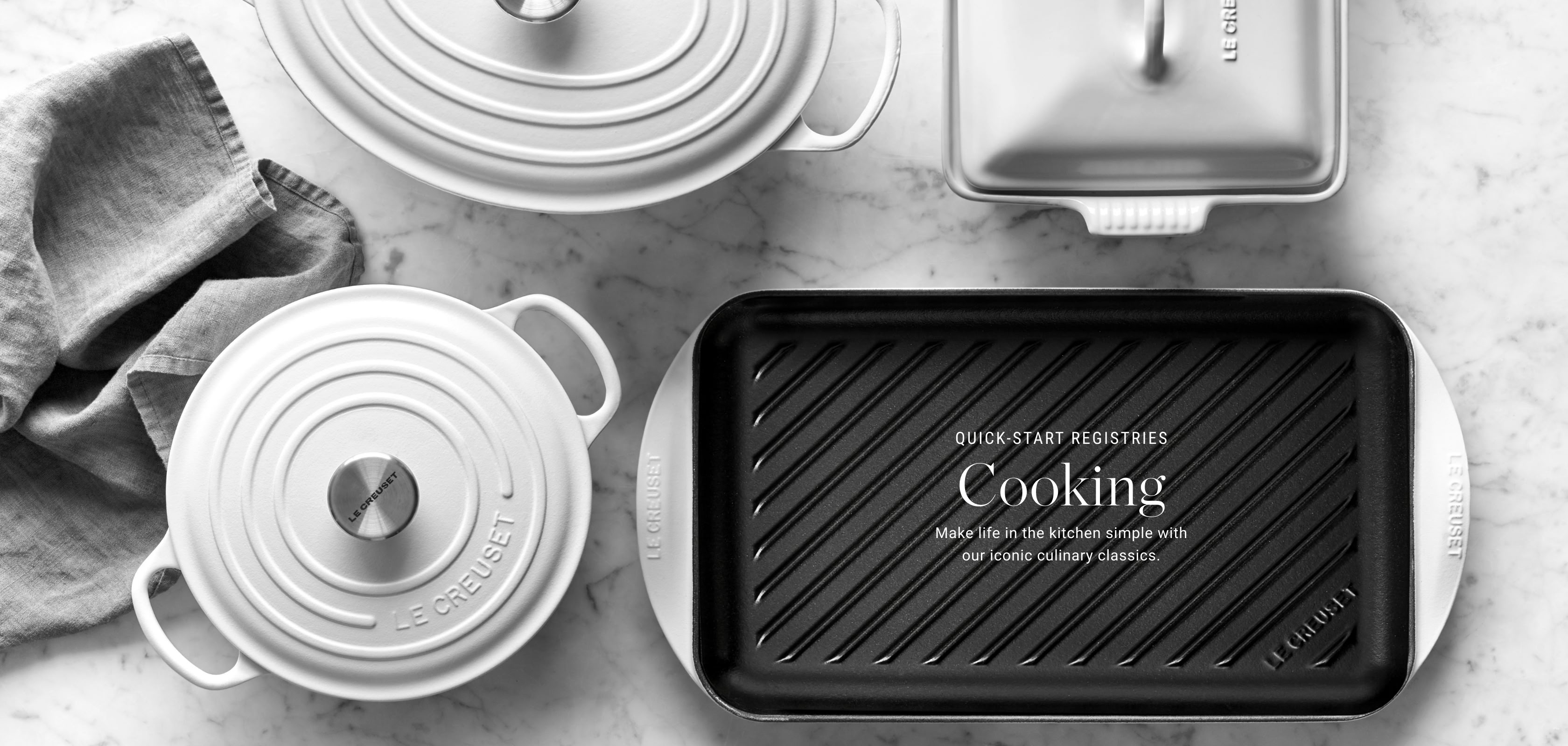 Quick-Start Registries - Cooking