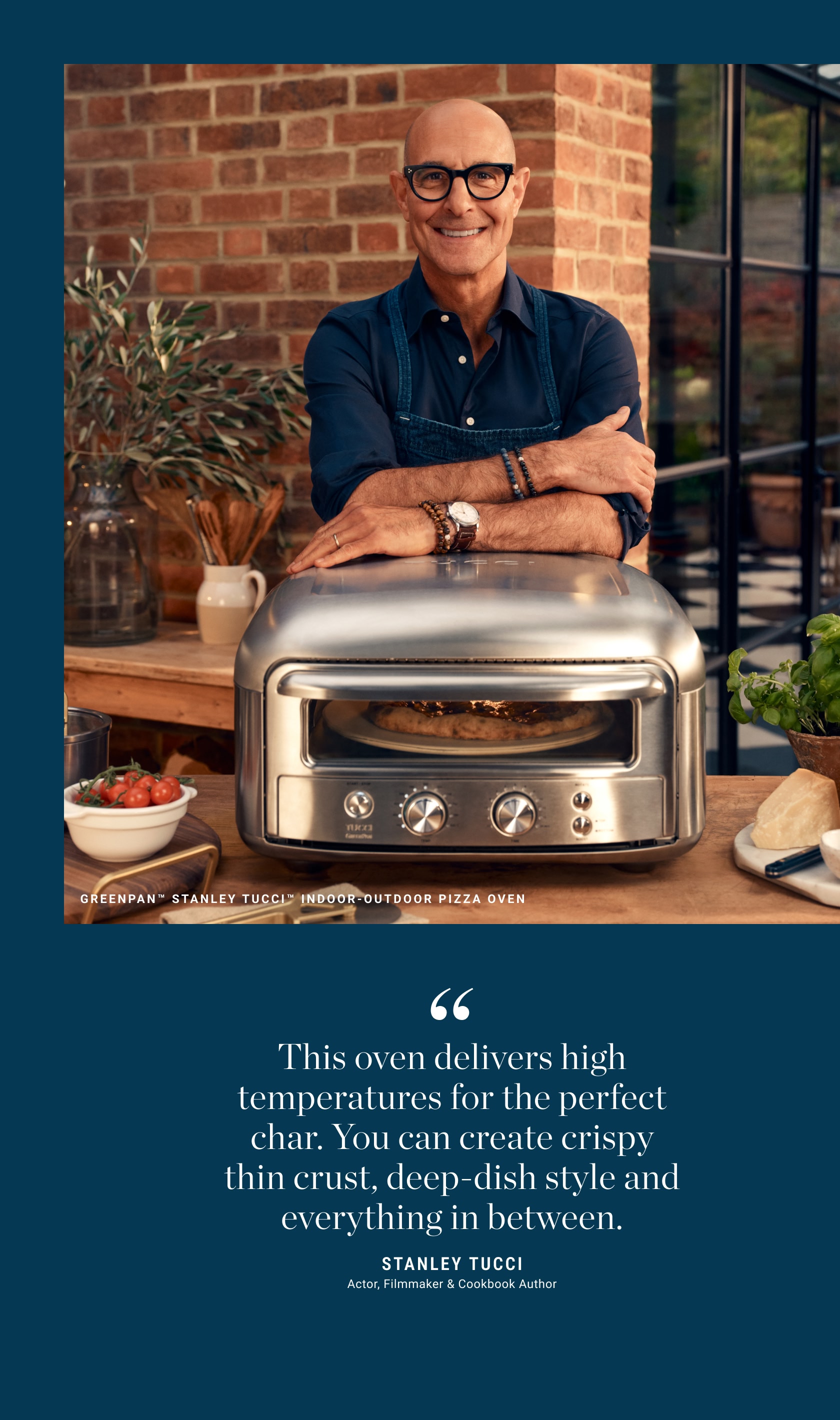 GreenPan™ Stanley Tucci™ Indoor-Outdoor Pizza Oven