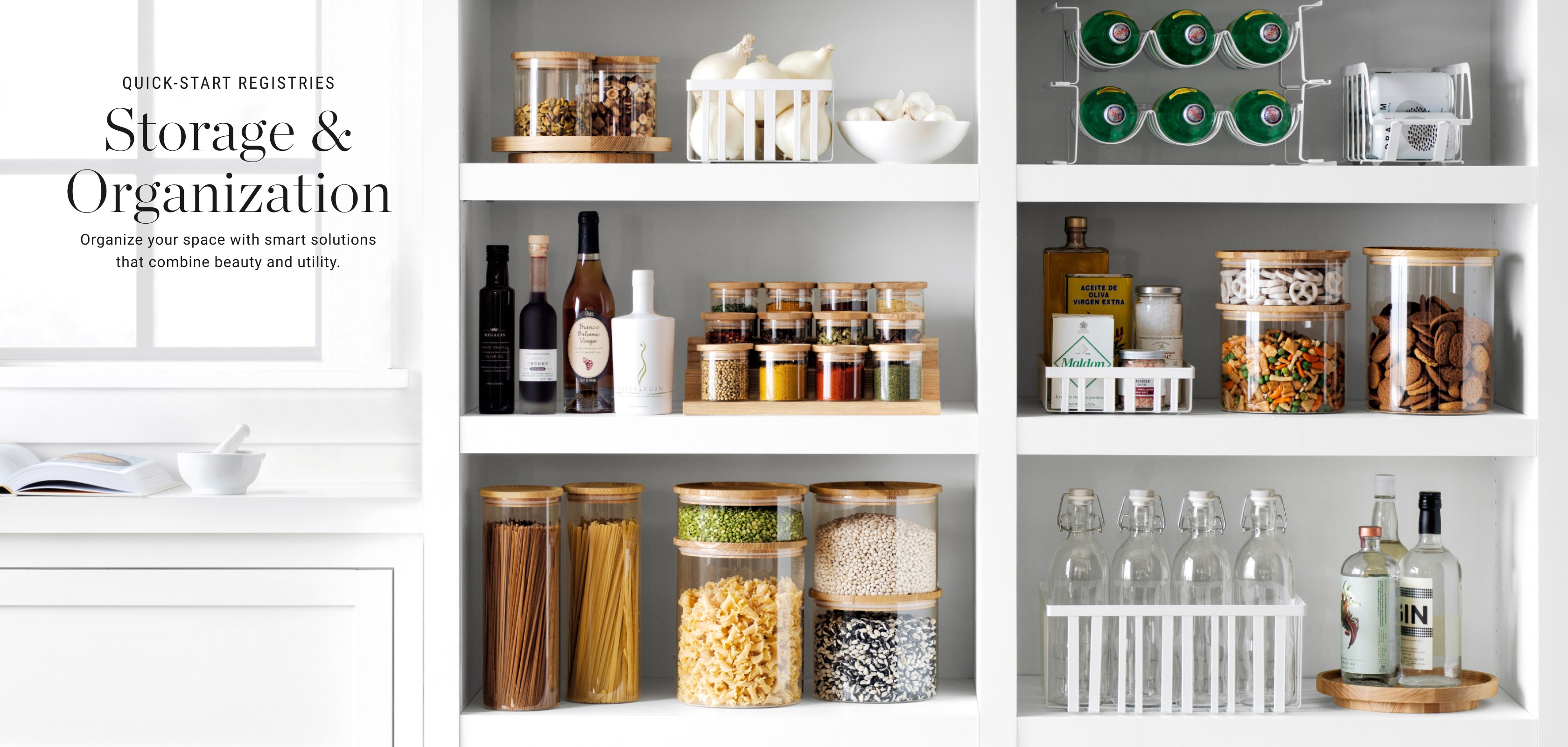 Quick-Start Registries - Storage & Organization