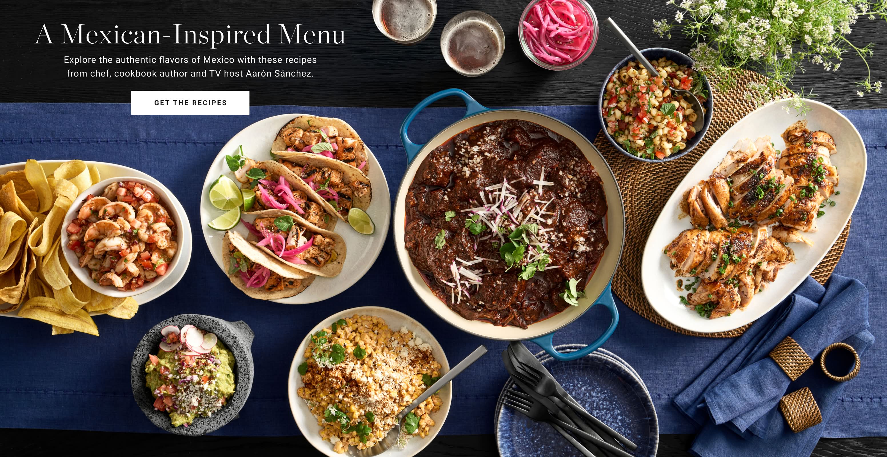 View Mexican-Inspired Menu Recipes