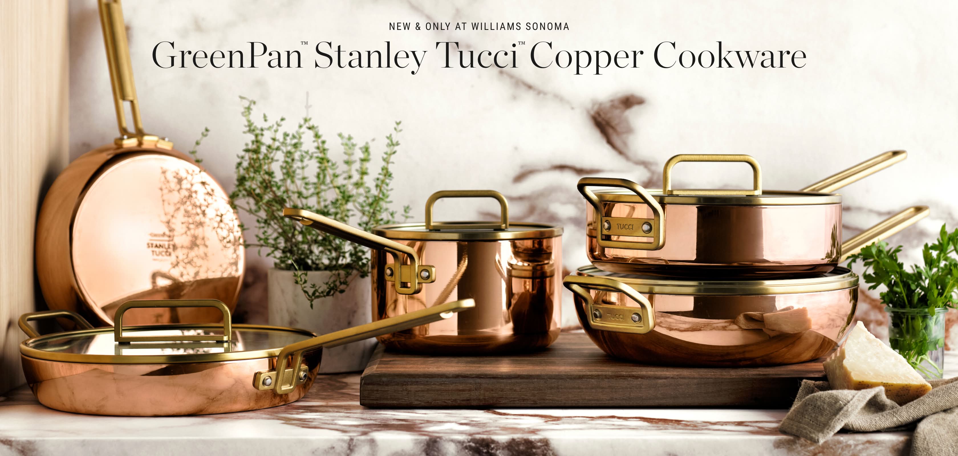 GreenPan™ Stanley Tucci™ Copper Cookware