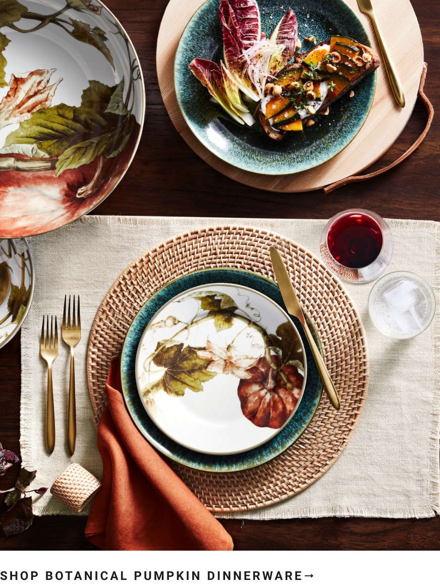 Shop Botanical Pumpkin Dinnerware Collection