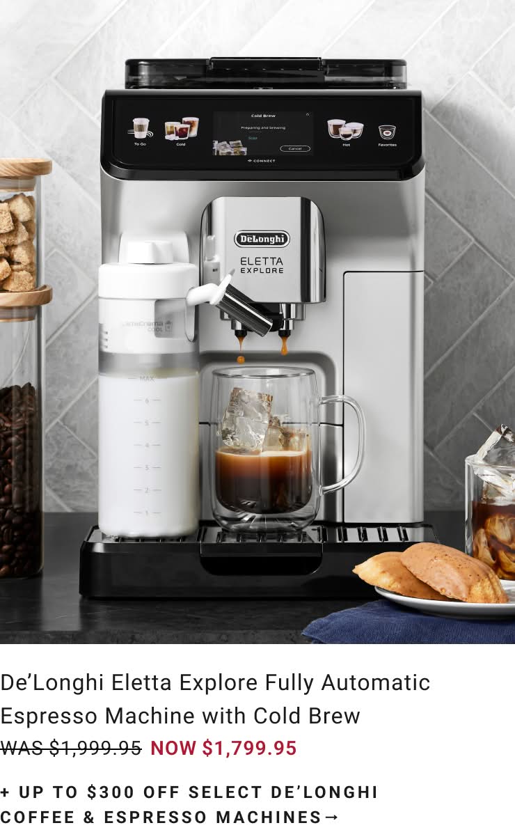 Shop De'longhi Coffee Machines