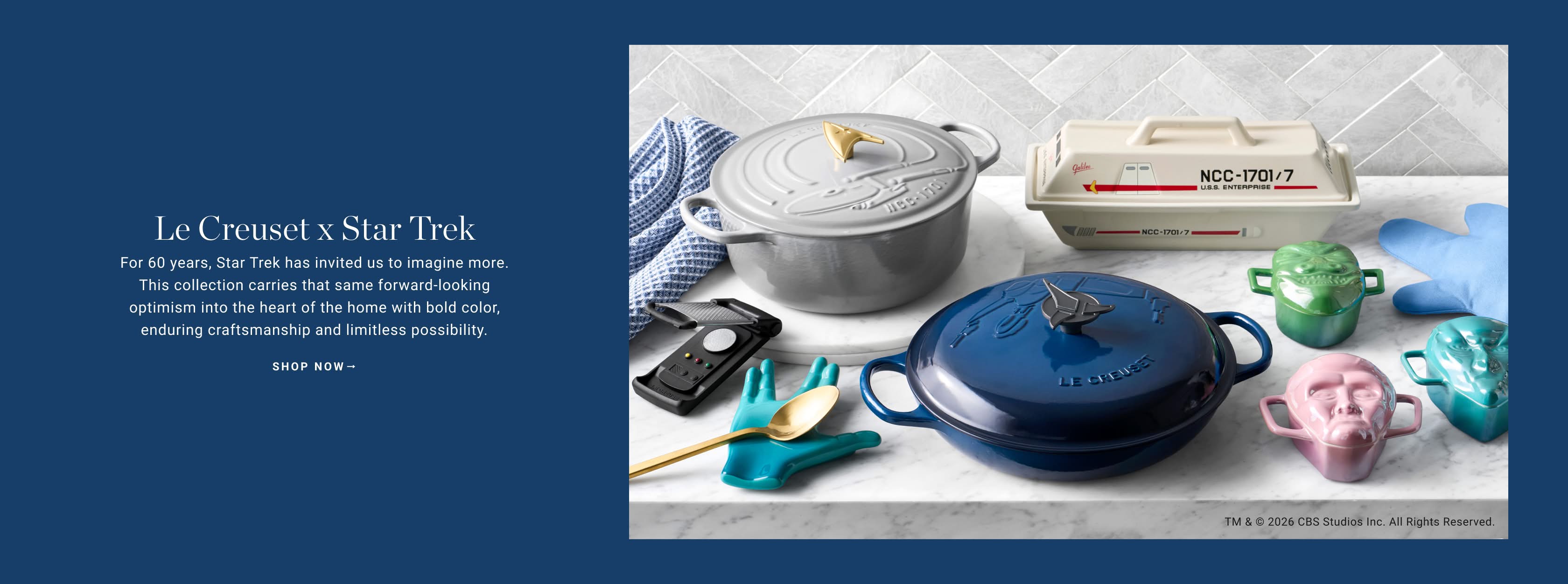 Shop Le Creuset x Star Trek