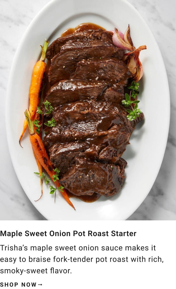 Maple Sweet Onion Pot Roast Starter