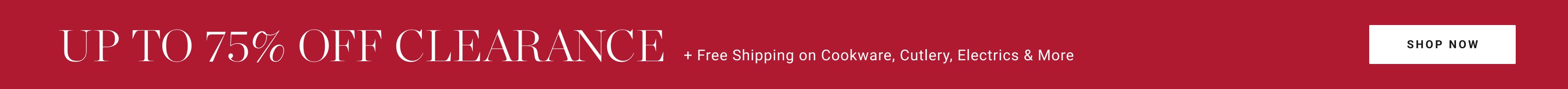 Shop Clearance
