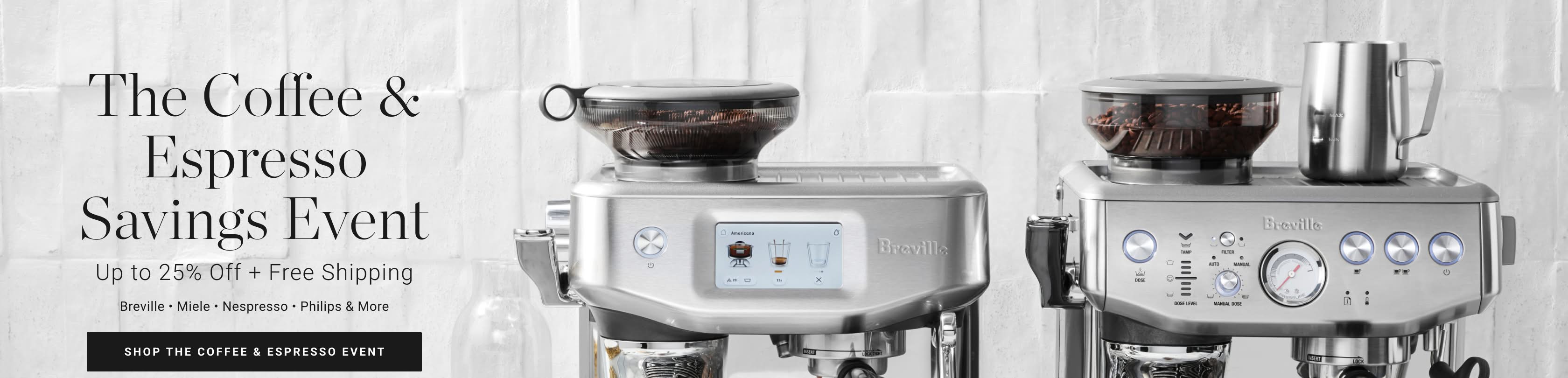 Shop The Coffee & Espresso Savings Event