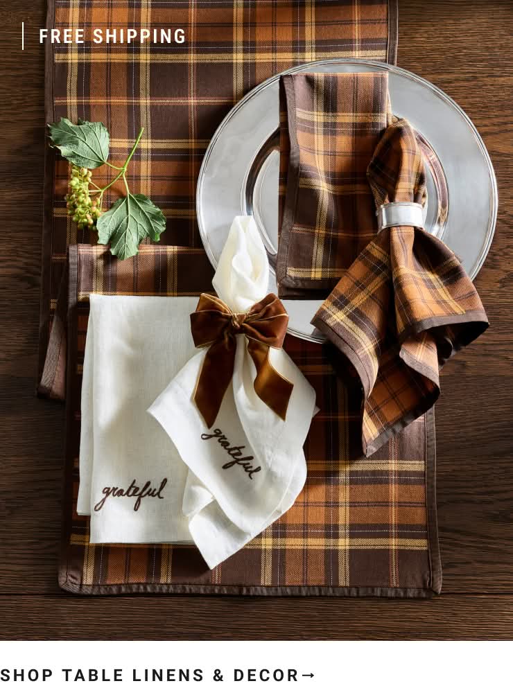 Shop Table Linens & Decor
