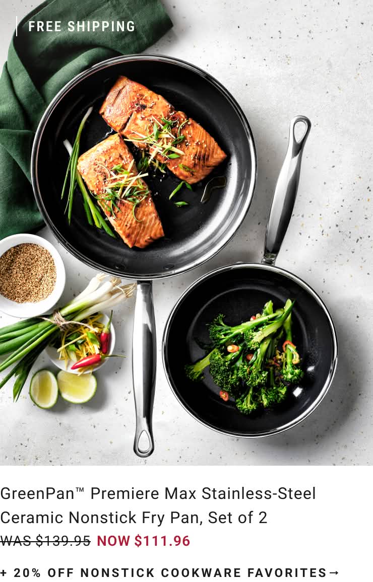 Shop Greenpan™ Premiere Max Stainless-Steel Cookware