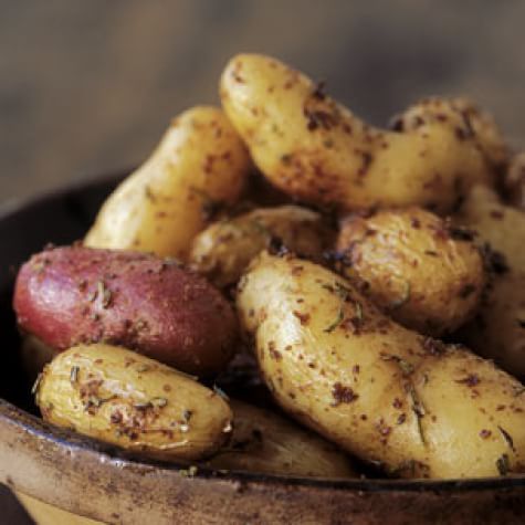 Herb Roasted Fingerling Potatoes With Whole Grain Mustard Williams Sonoma