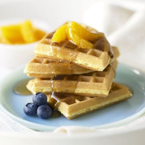 Crispy Cornmeal Waffles-image