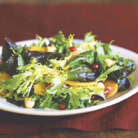 Red Oakleaf And Frisee Salad With Persimmons Williams Sonoma