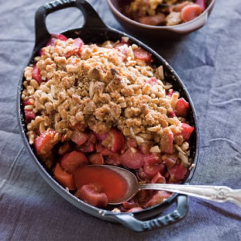 Rhubarb-Ginger Crumble-image