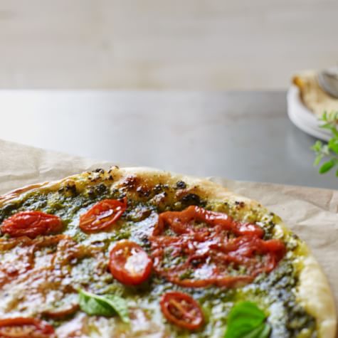 pesto margherita pizza williams sonoma